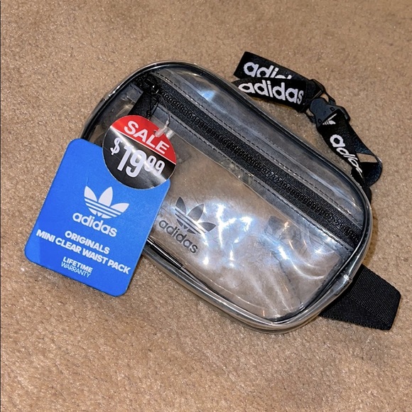 adidas clear fanny pack